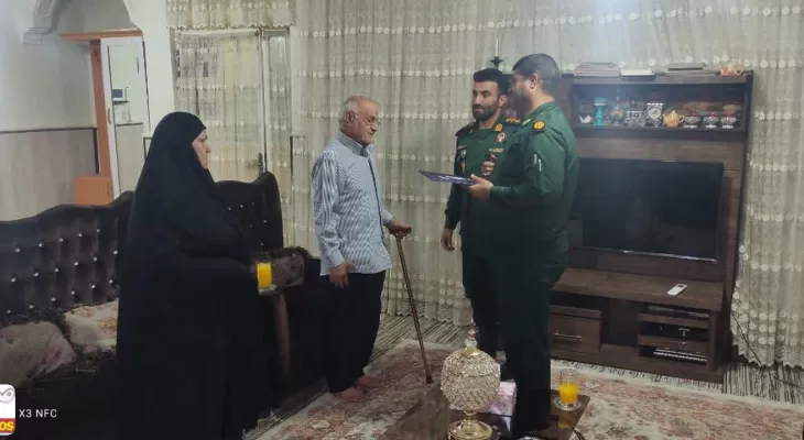 دیدار با خانواده شهدای تیپ 48 فتح در گچساران