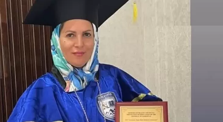 اعطای درجه پروفسوی به بانوی سی سختی