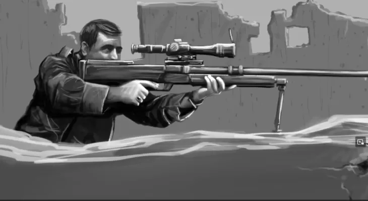 تک تیرانداز روایتی صادق از دلاور مردکهگیلویه‌و‌بویراحمدی