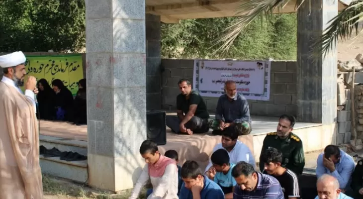 برگزاری یادواره شهید عزیزی در لنده