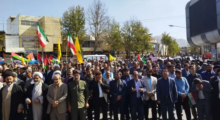 فریاد نابودی رژیم صهیونیستی از یاسوج تا غزه