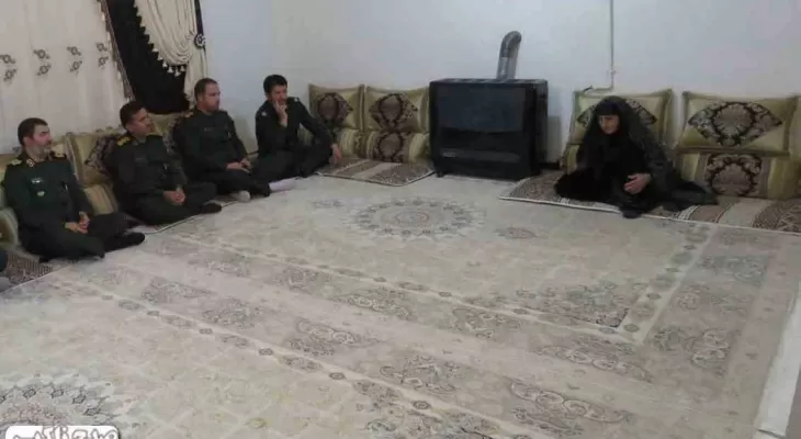 دیدار جانشین سپاه فتح با خانواده شهدا+ تصاویر