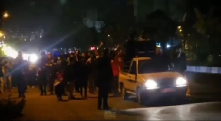 پیاده‌روی 2هیئت مذهبی یاسوج در حمایت  از غزه