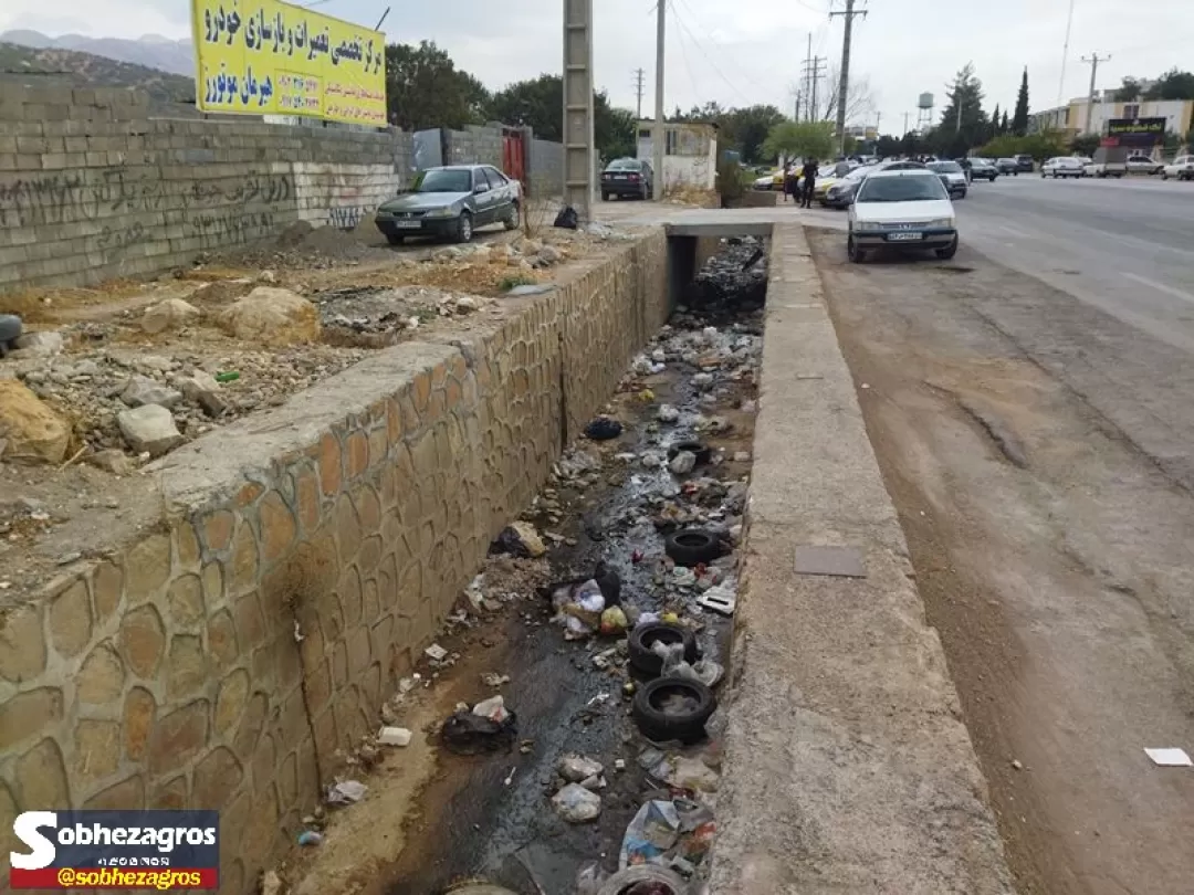 بحران زباله در مرکز شهر یاسوج