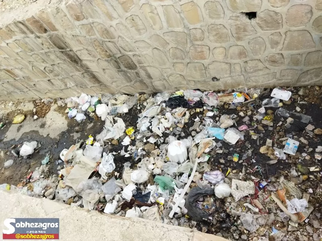 بحران زباله در مرکز شهر یاسوج