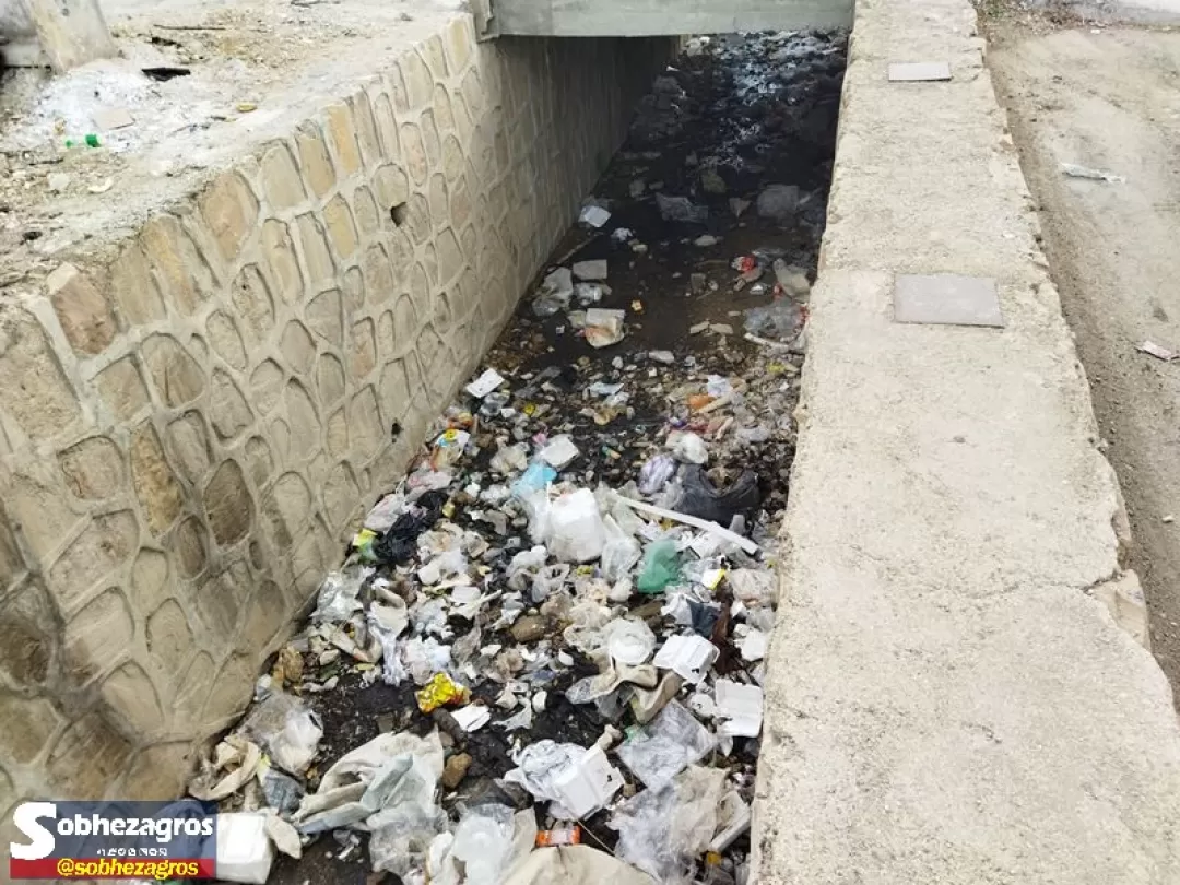 بحران زباله در مرکز شهر یاسوج