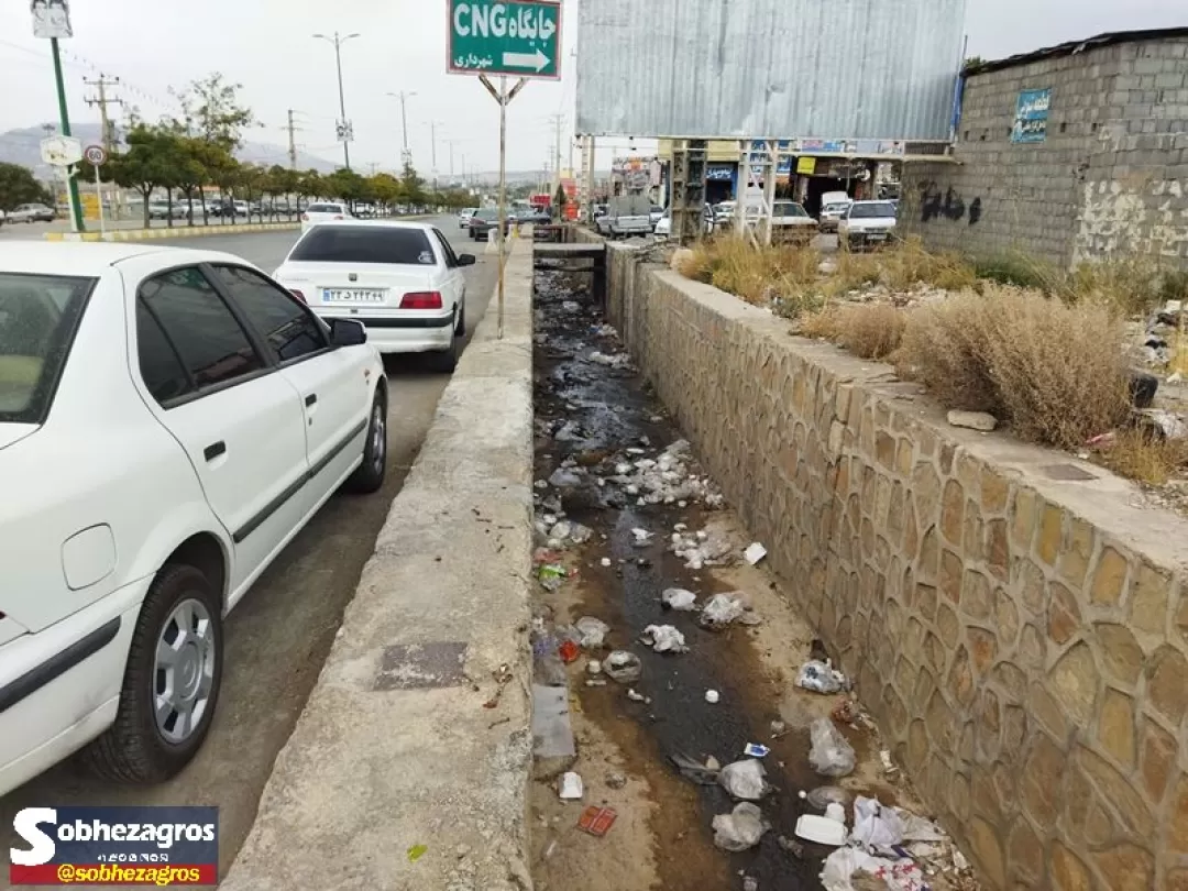 بحران زباله در مرکز شهر یاسوج