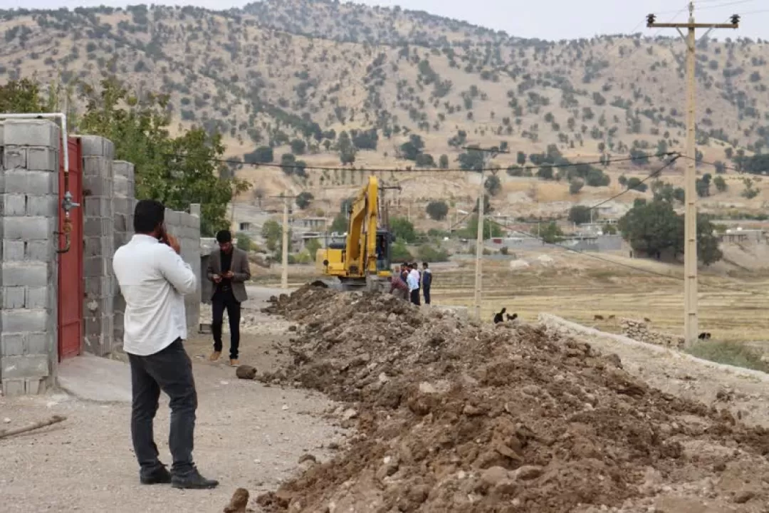 آغاز  عملیات آبرسانی به روستای ساران شهرستان بویراحمد