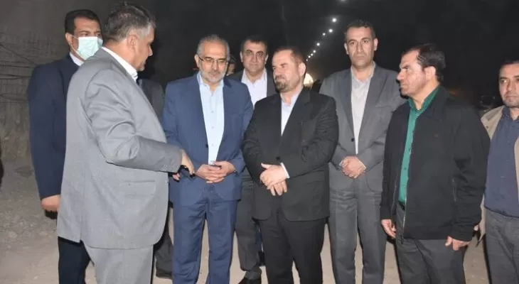 بازدید معاون رئیس جمهور از محور یاسوج-سی‌سخت