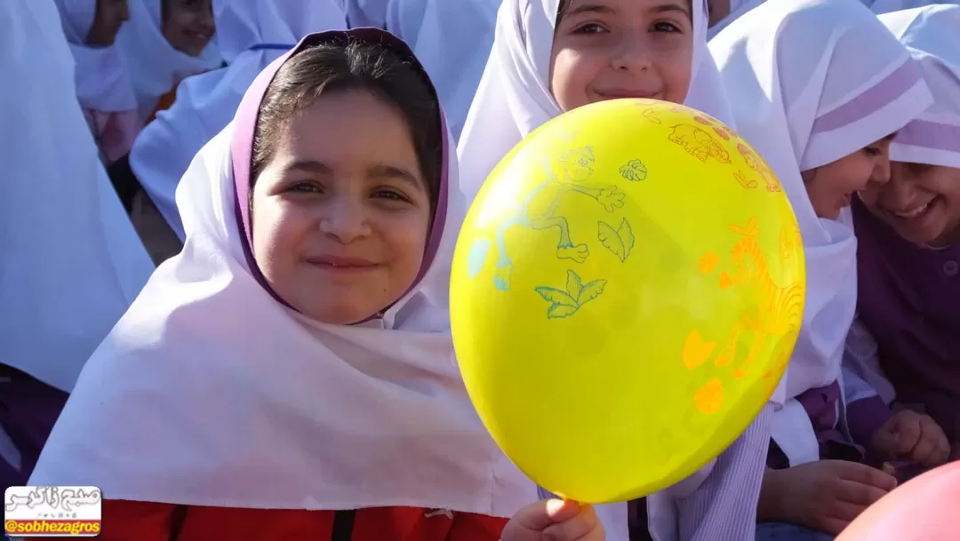 همدردی دانش آموزان گچسارانی با کودکان غزه+ تصاویر