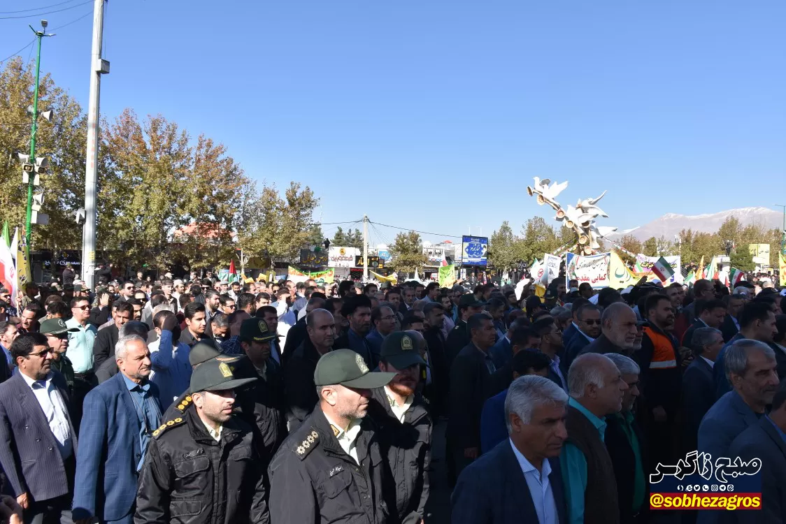 خروش بویراحمدی‌ها در حمایت از مردم مظلوم غزه