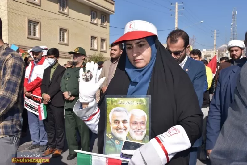 خروش بویراحمدی‌ها در حمایت از مردم مظلوم غزه