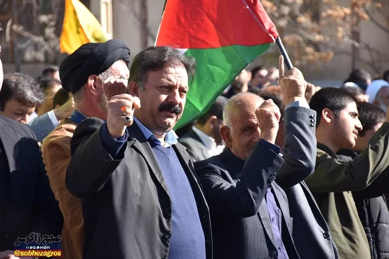 خروش بویراحمدی‌ها در حمایت از مردم مظلوم غزه