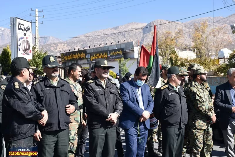 خروش بویراحمدی‌ها در حمایت از مردم مظلوم غزه