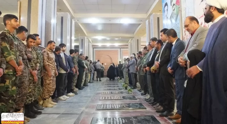 تجدید میثاق بسیجیان گچساران با شهدا+ تصاویر