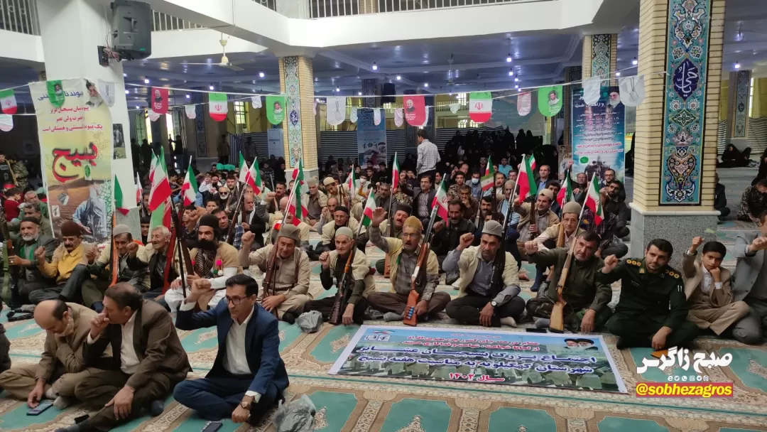 همایش اقتدار بسیجیان در دهدشت برگزار شد