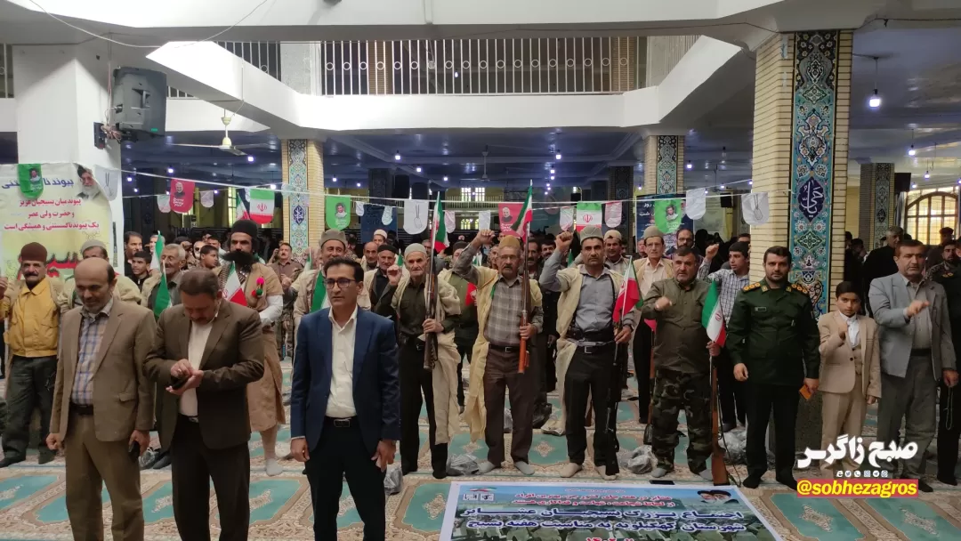 همایش اقتدار بسیجیان در دهدشت برگزار شد