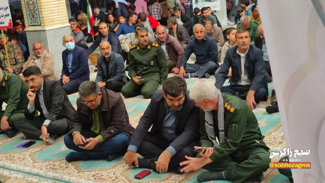 همایش اقتدار بسیجیان در دهدشت برگزار شد