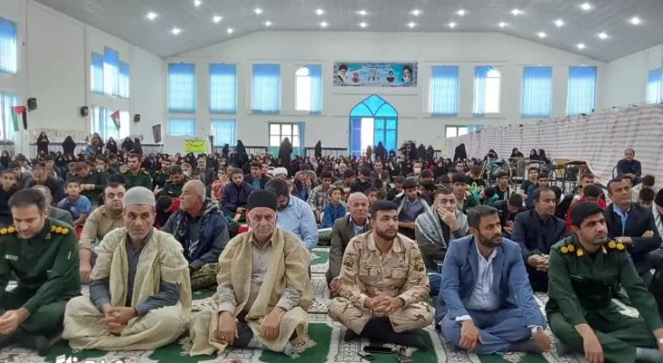 همایش اقتدار بسیج در لنده