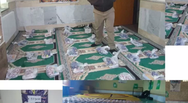 توزیع ۱۸۰۰ بسته معیشتی بین نیازمندان+ تصاویر