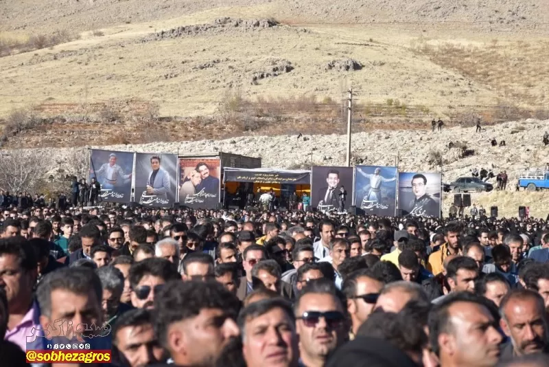 مراسم تشییع خواننده مطرح کهگیلویه و بویراحمدی