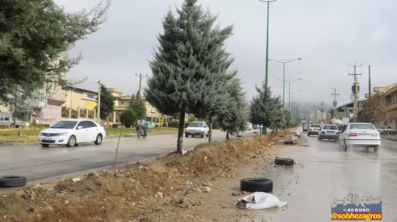 بلوار کشاورز یاسوج نونواز شد