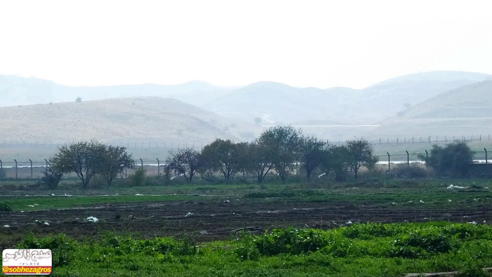 طبیعت پس از باران در گچساران