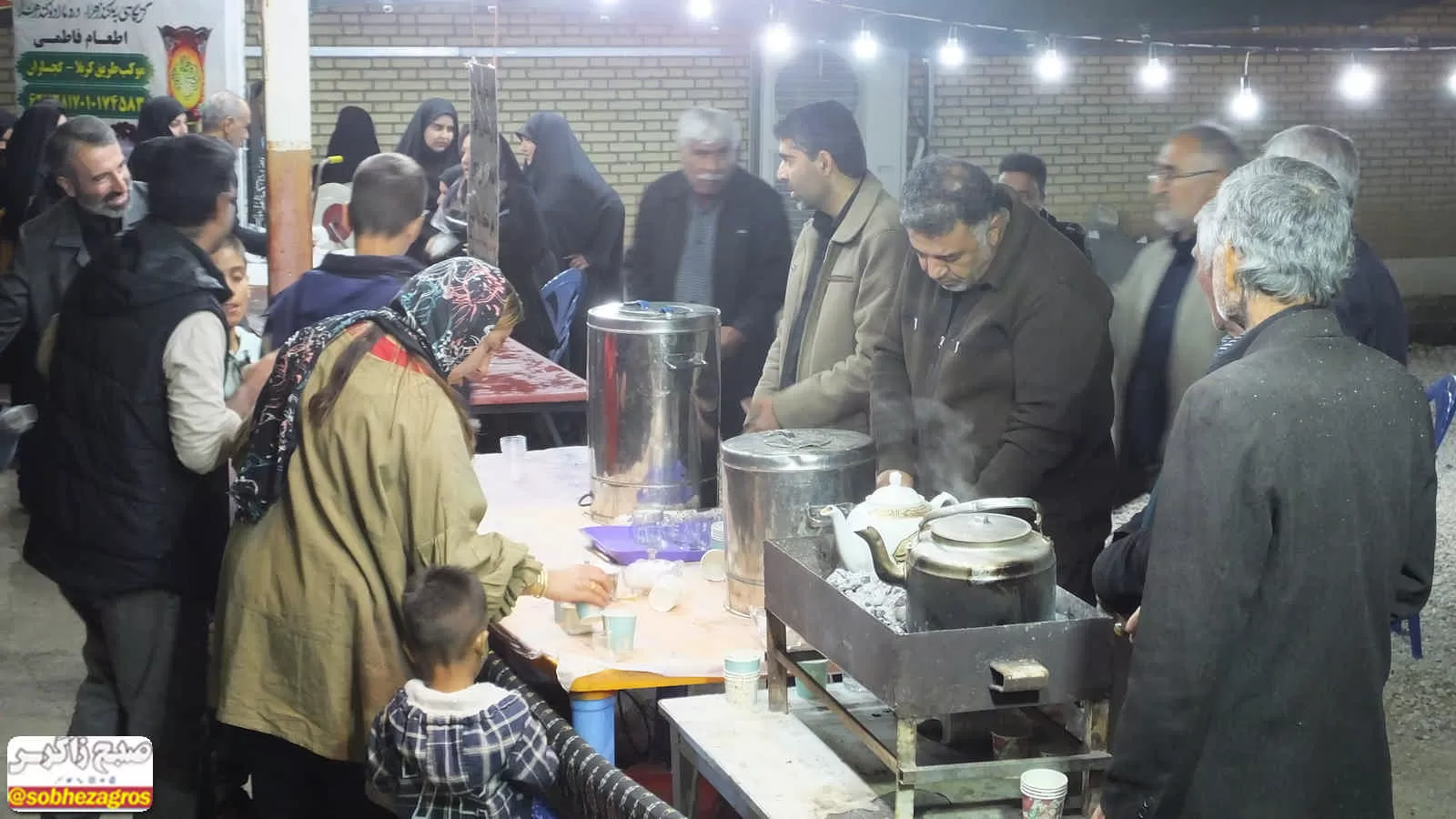 عزاداری شام غریبان فاطمی در گچساران