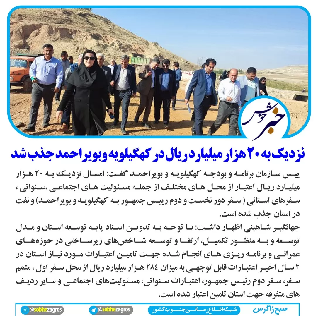 فعال‌شدن هزار‌پروژه نیمه‌تمام و تعطیل در‌کهگیلویه وبویراحمد