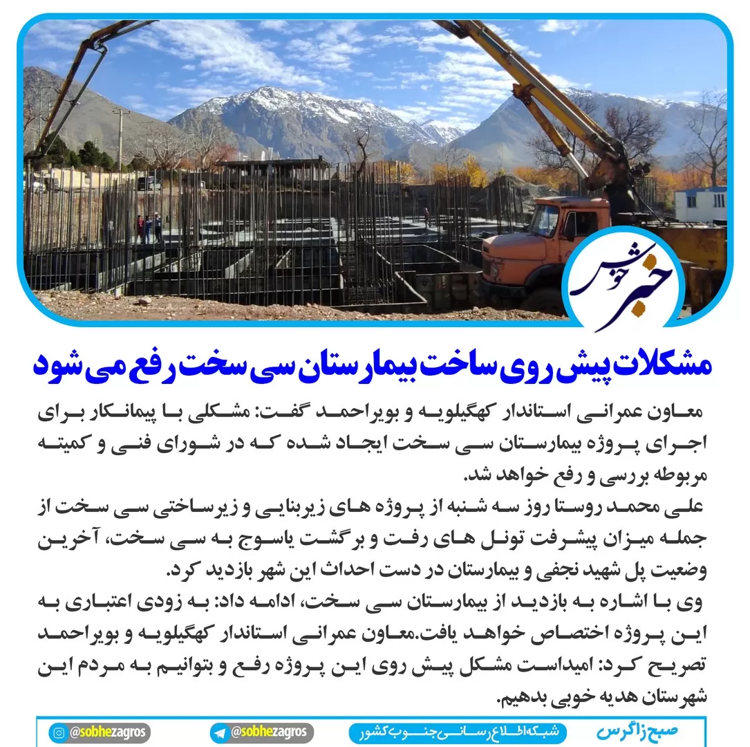 فعال‌شدن هزار‌پروژه نیمه‌تمام و تعطیل در‌کهگیلویه وبویراحمد