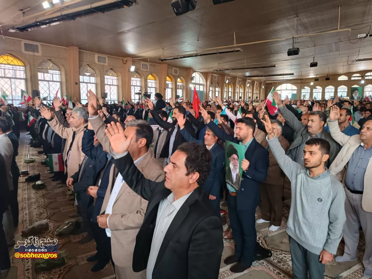 حضور باشکوه مردم‌یاسوج در مراسم گرامیداشت حماسه‌9دی