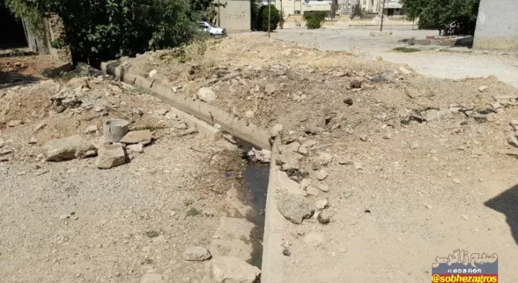 خیابان انقلاب۲شهرک امام حسین همچنان در بن‌بست