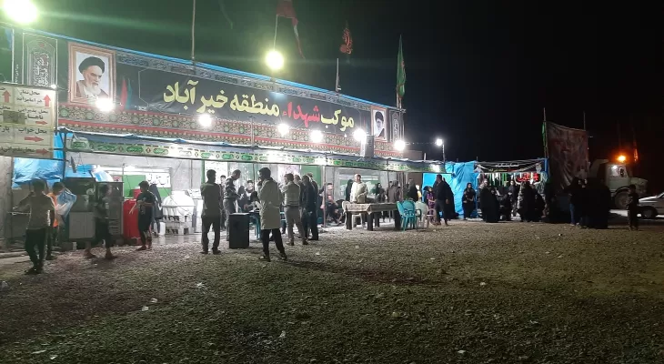 موکب شهدای خیرآباد پذیرای زائران اربعین+ تصاویر