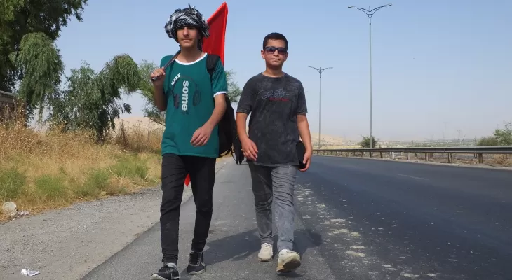 تبلور «شور حسینی» در مسیر حرم امامزاده جعفر