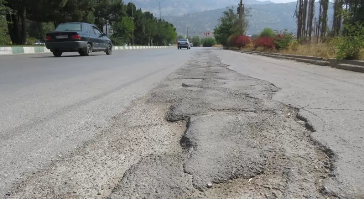 وضعیت آزاردهنده بلوار شهید هرمز پور یاسوج