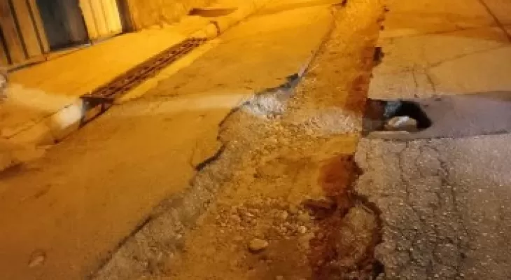 کنده‌کاری رهاشده در شهرک امام حسین(ع)+ تصاویر