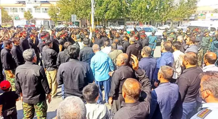 دسته‌روی عزاداری 28صفر در شهر یاسوج