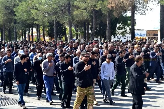 دسته‌روی عزاداری 28صفر در شهر یاسوج