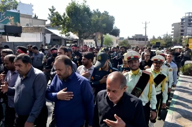 دسته‌روی عزاداری 28صفر در شهر یاسوج