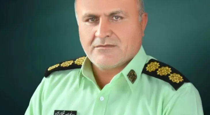 فرمانده انتظامی دنا عزادار شد