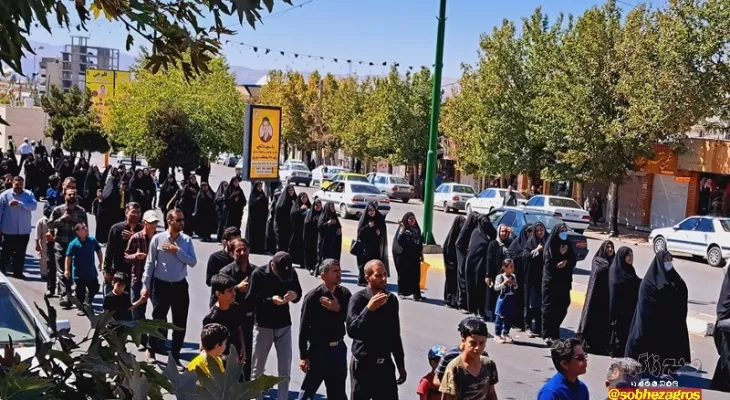 دسته عزاداری شهادت امام رضا(ع) در یاسوج