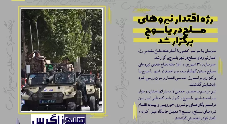 رژه اقتدار نیروی های مسلح+ تصاویر