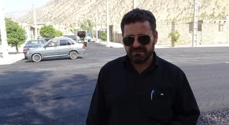 آغاز عملیات آسفالت خیابان‌های لنده