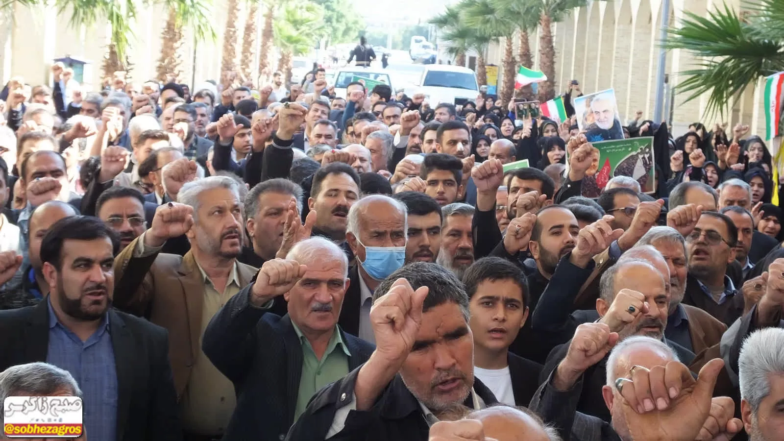 راهپیمایی مردم گچساران در محکومیت جنایت تروریستی کرمان