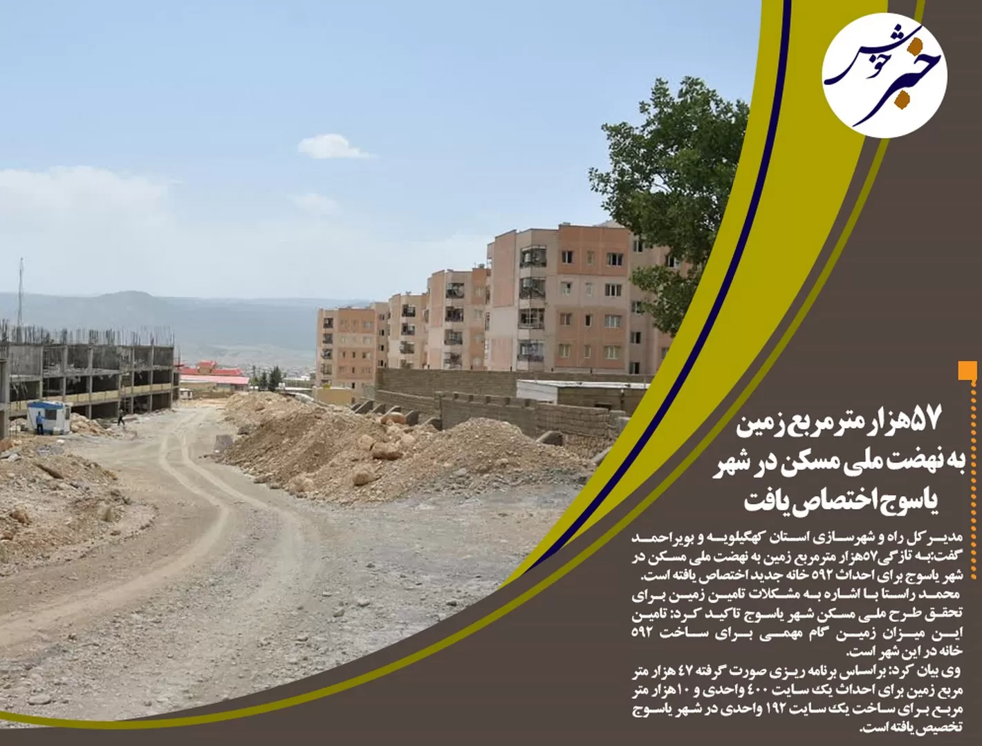 اختصاص ۵۷هزارمترمربع زمین به نهضت‌ملی‌مسکن دریاسوج