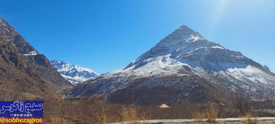 تصاویری از زمستان کم‌سابقه و کم‌برف کوه دنا