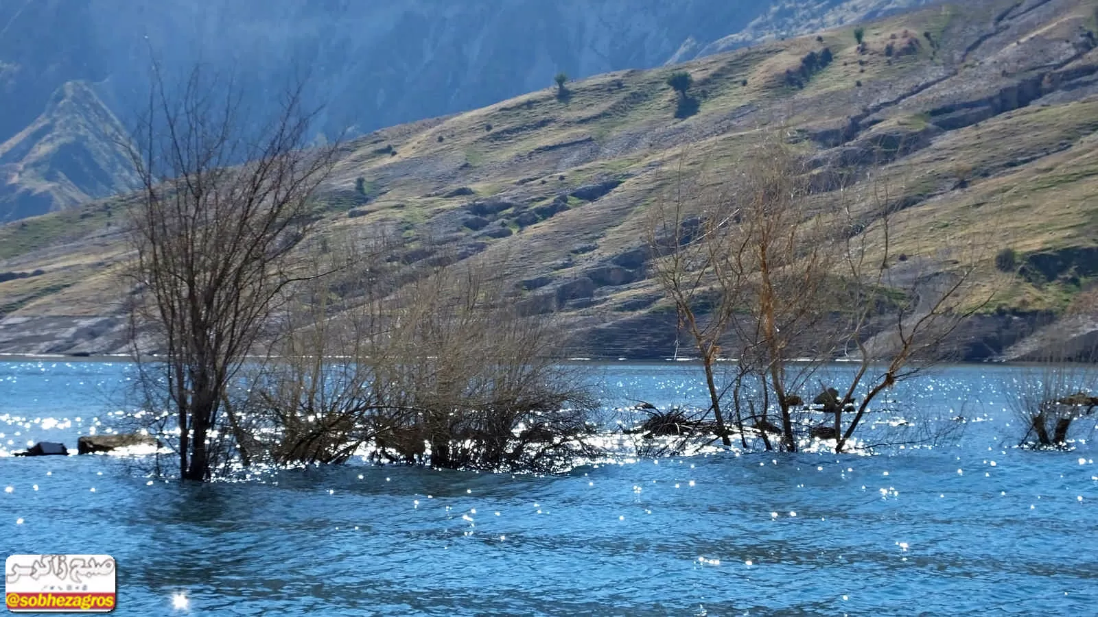 دریاچه زیبای سد «چم شیر» در گچساران+ تصاویر