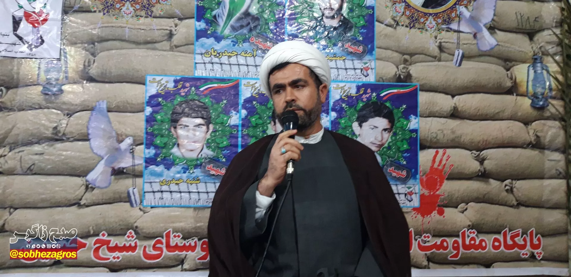 یادواره شهدای شیخ حسین چرام برگزار شد