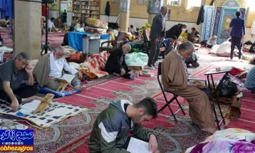 مراسم معنوی اعتکاف در مساجد یاسوج برگزار شد