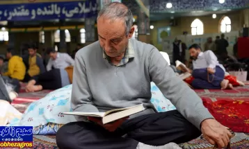 مراسم معنوی اعتکاف در مساجد یاسوج برگزار شد